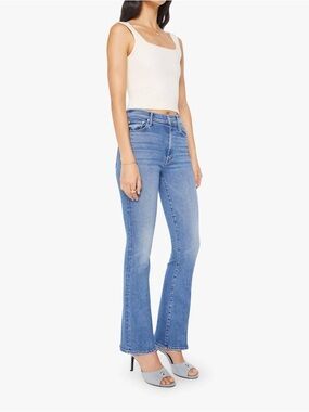 NWOT Mother Light Blue Flare Jeans